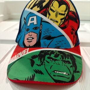 Marvel Red and Blue Superhero Hat
